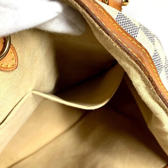 LOUIS VUITTON N51206 Damier Azur Hampstead MM Tote Bag Shoulder Bag - Picture 15 of 16